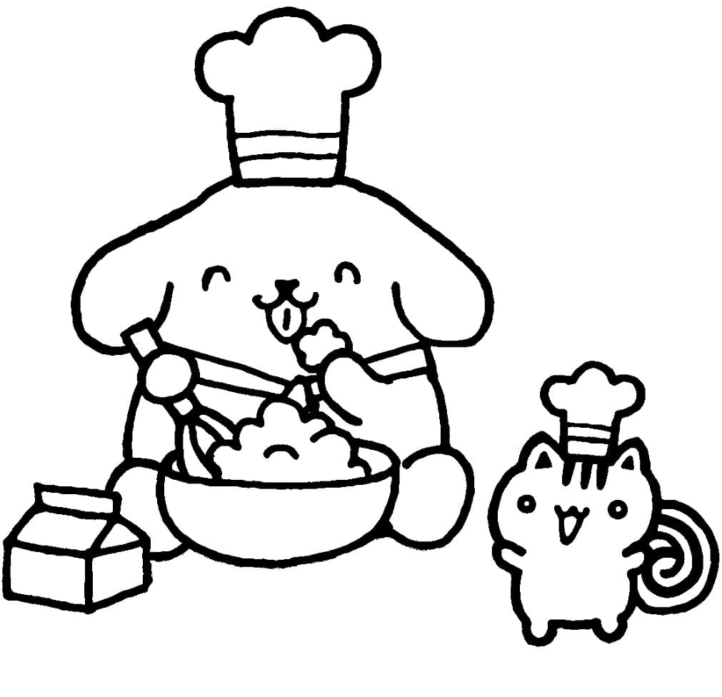 Glad Pompompurin fargelegging