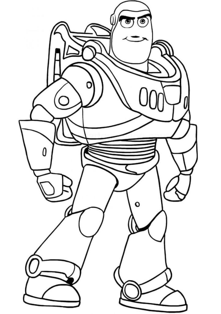Buzz Lightyear fargelegging