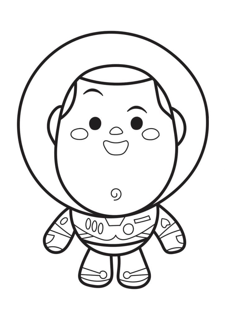 Gratis Buzz Lightyear for Barn fargelegging