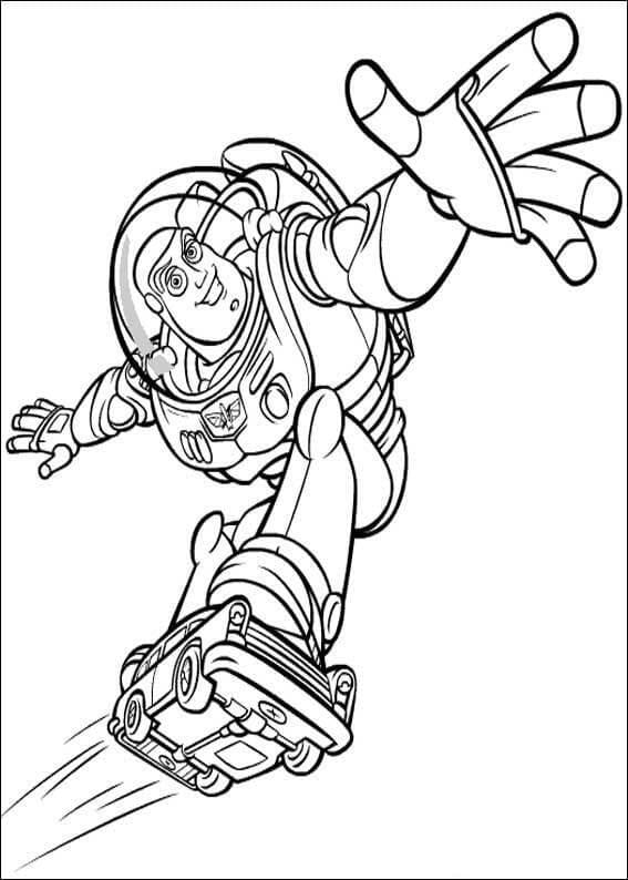 Gratis Buzz Lightyear fargelegging