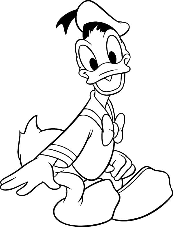 Gratis Donald Duck fargelegging