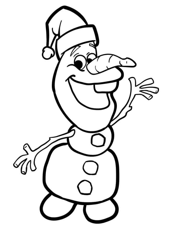 Gratis Olaf for Barn fargelegging