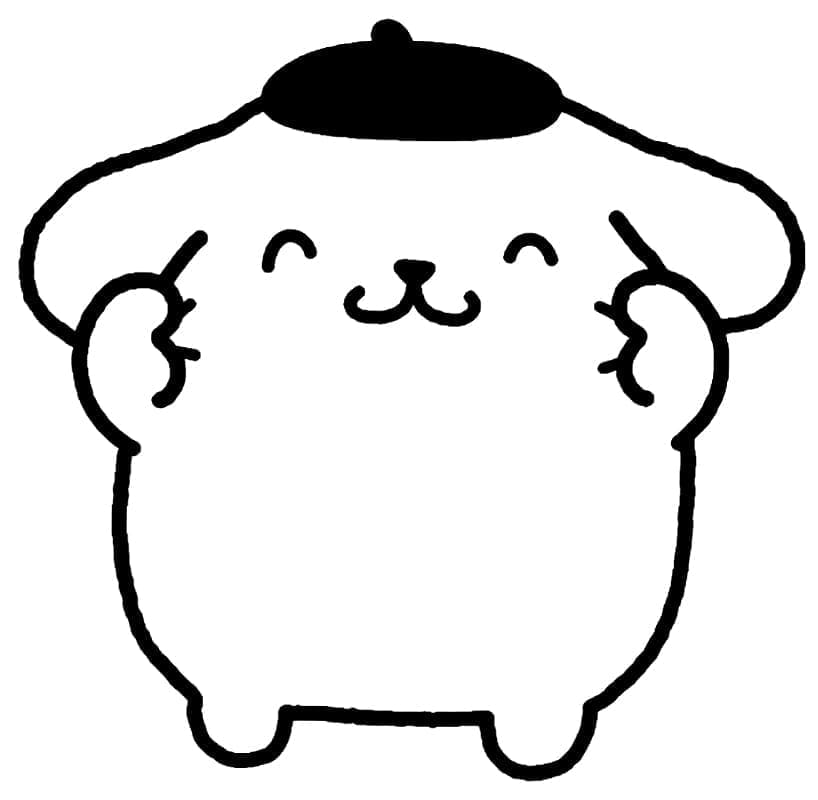 Gratis Pompompurin Bilde fargelegging