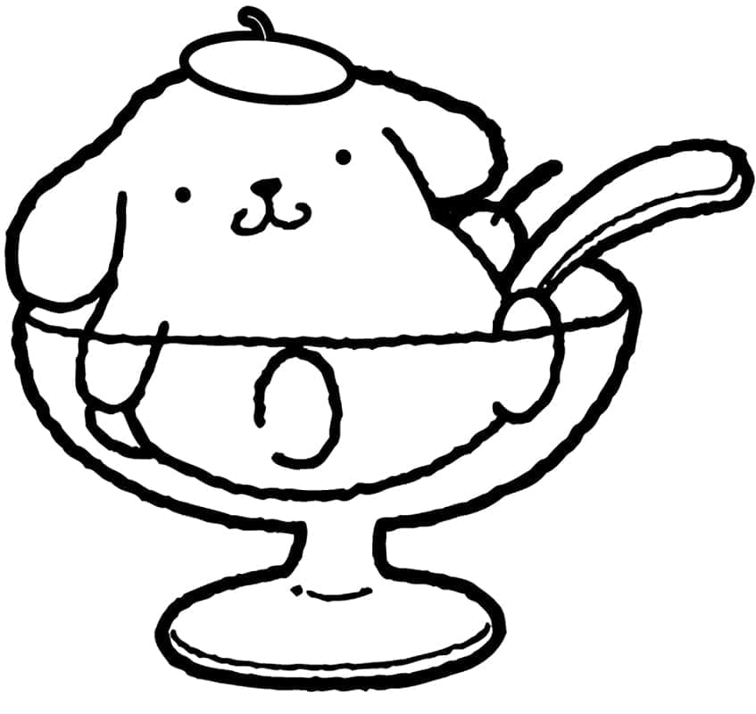 Gratis Pompompurin å Skrive ut fargelegging