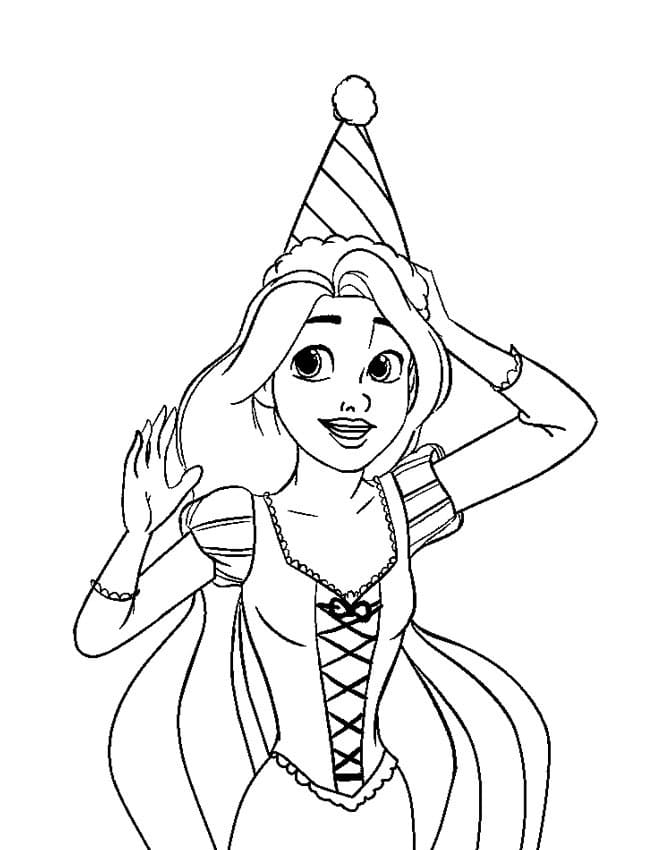 Gratis Rapunzel fargelegging