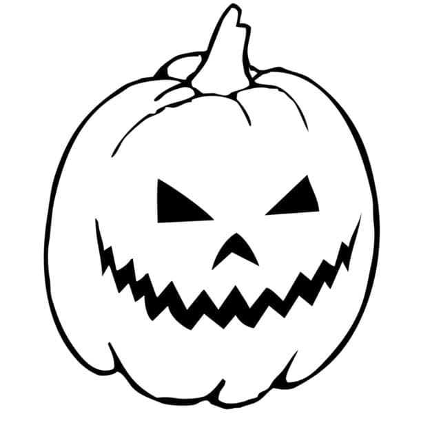 Halloween Gresskar for Småbarn fargelegging