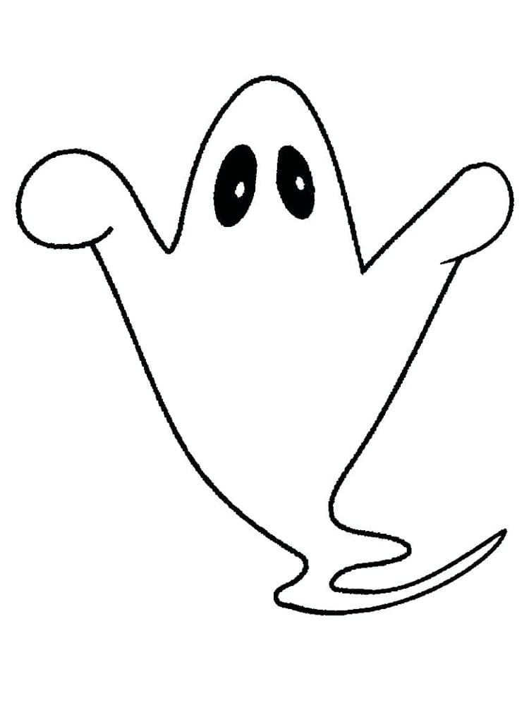Halloween Spøkelse fargelegging