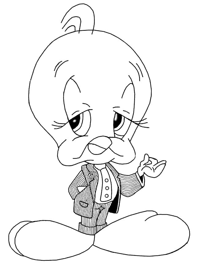 Hyggelig Tweety Bird fargelegging