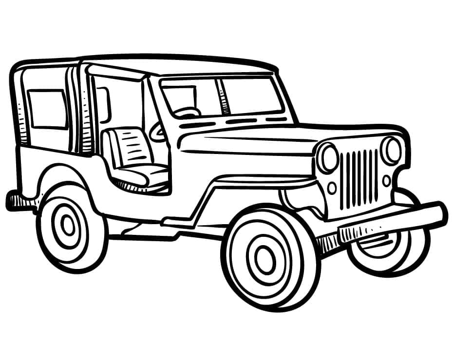 Jeep Gratis for Barn fargelegging