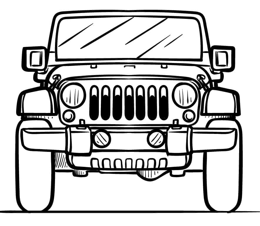 Jeep fargelegging