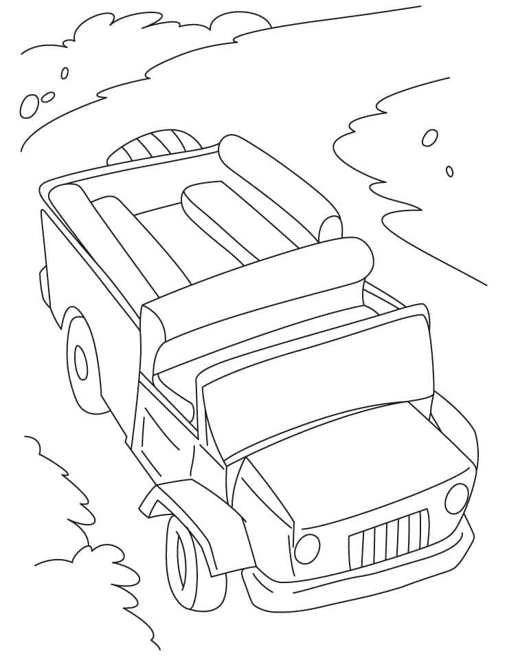 Jeep for Barn fargelegging