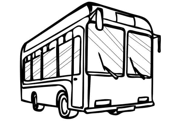 Kjøretøy Buss fargelegging