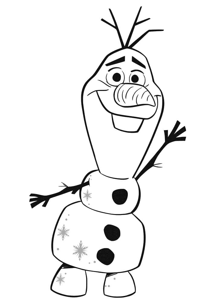 Lett Olaf fargelegging