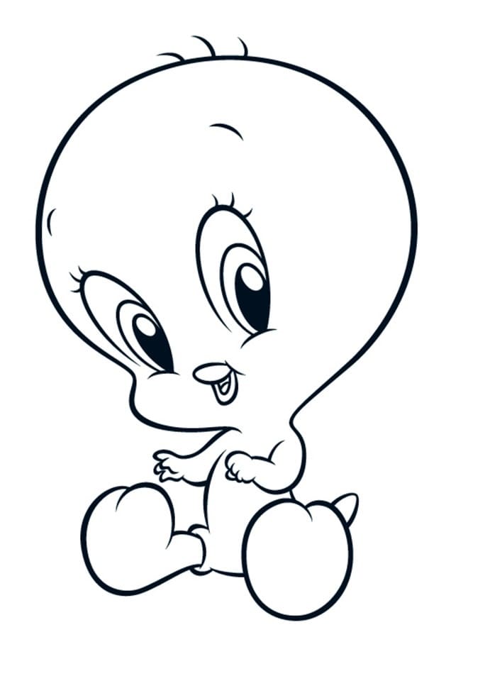 Liten Tweety Bird fargelegging