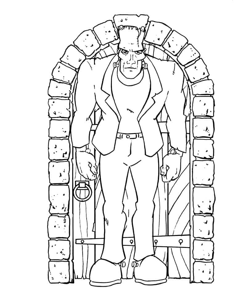 Morsom Frankenstein fargelegging
