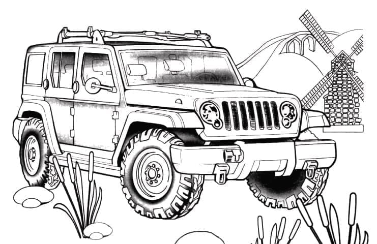 Normal Jeep fargelegging