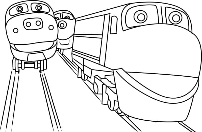 Nydelig Chuggington fargelegging