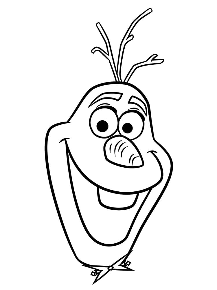 Olaf Disney fargelegging