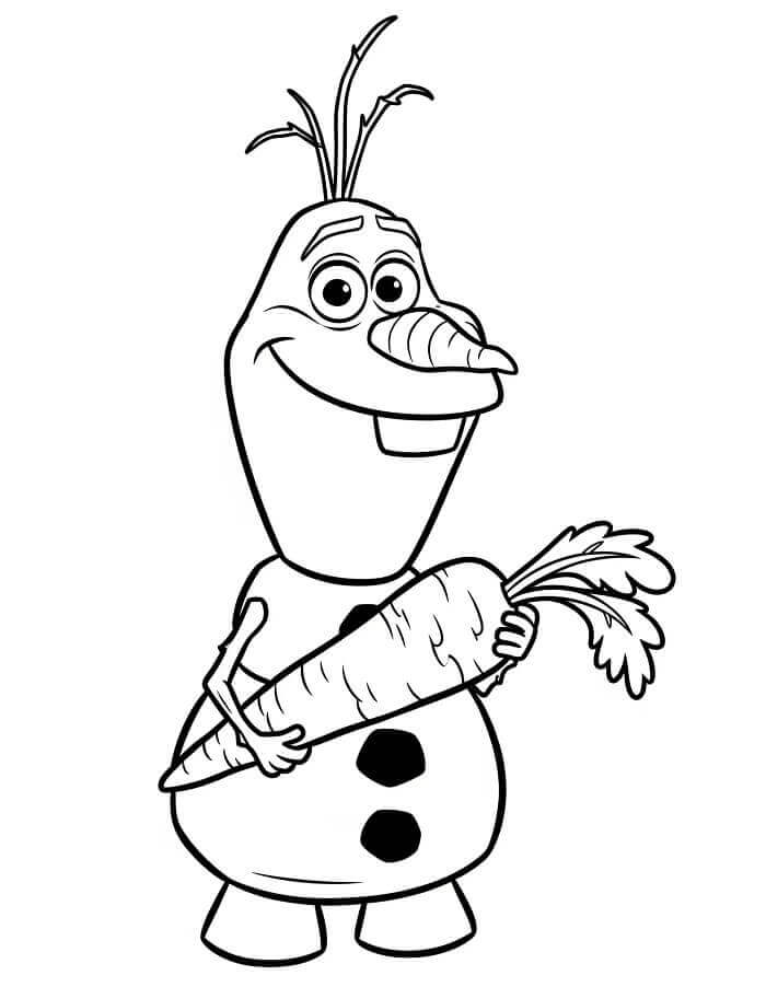 Olaf Gratis Utskriftbar fargelegging