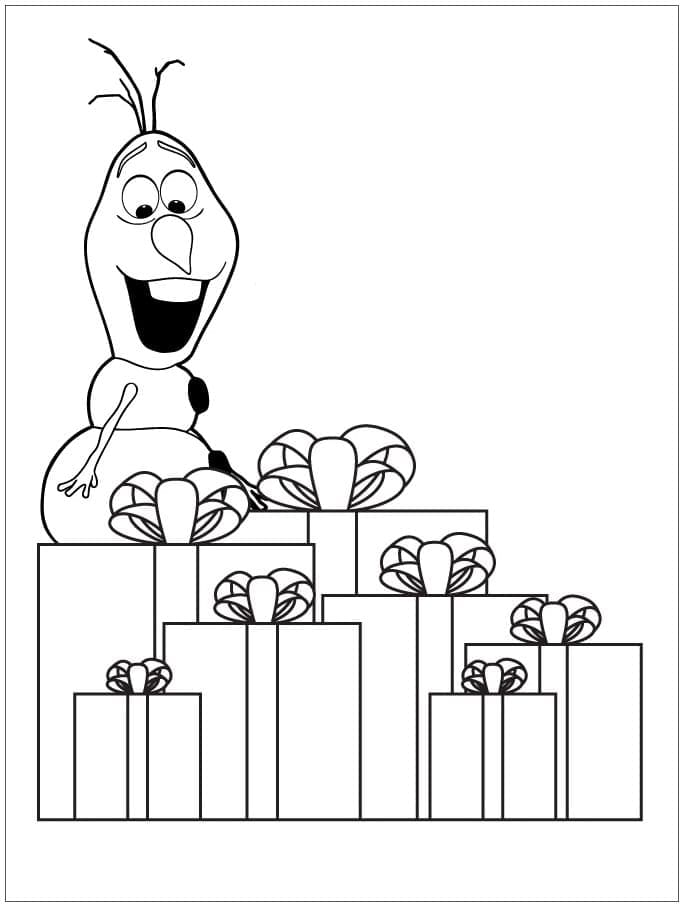 Olaf Uten Betaling fargelegging