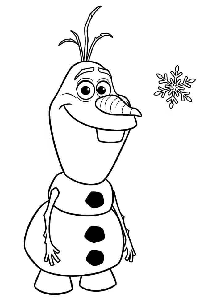 Olaf å Fargelegge fargelegging