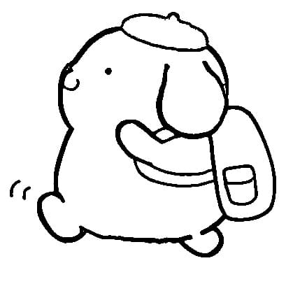 Pompompurin Gratis fargelegging