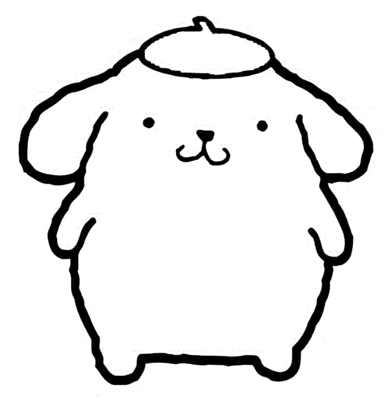 Pompompurin Utskriftbar for Barn fargelegging