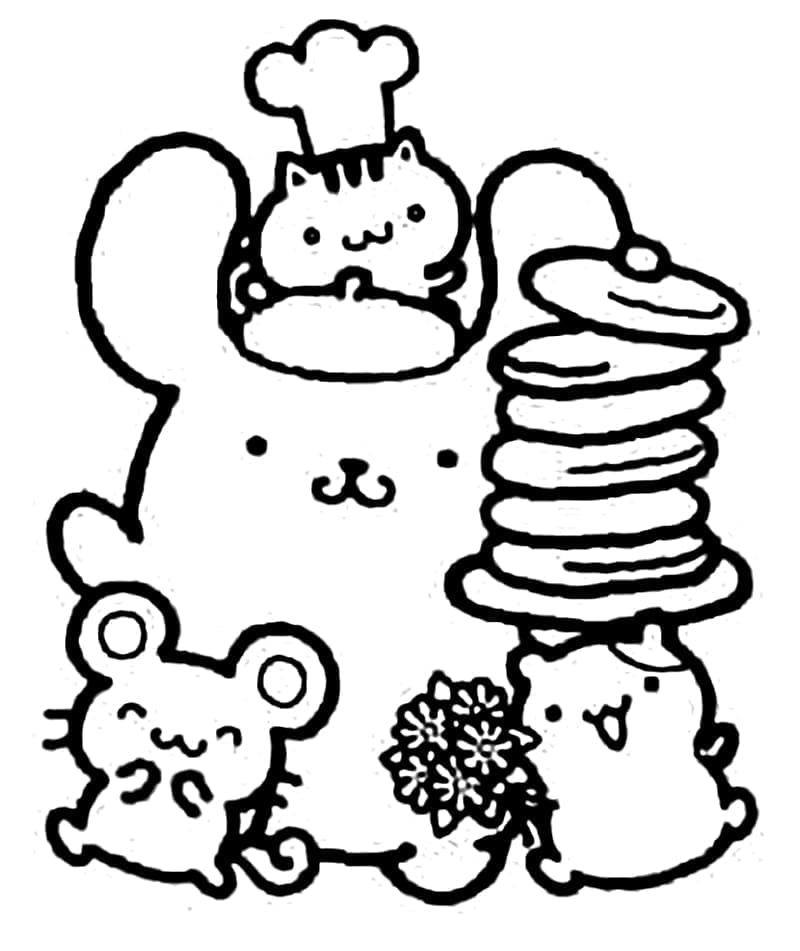 Pompompurin å Fargelegge fargelegging