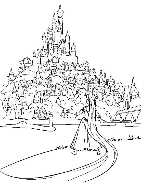 Rapunzel gratis fargelegging