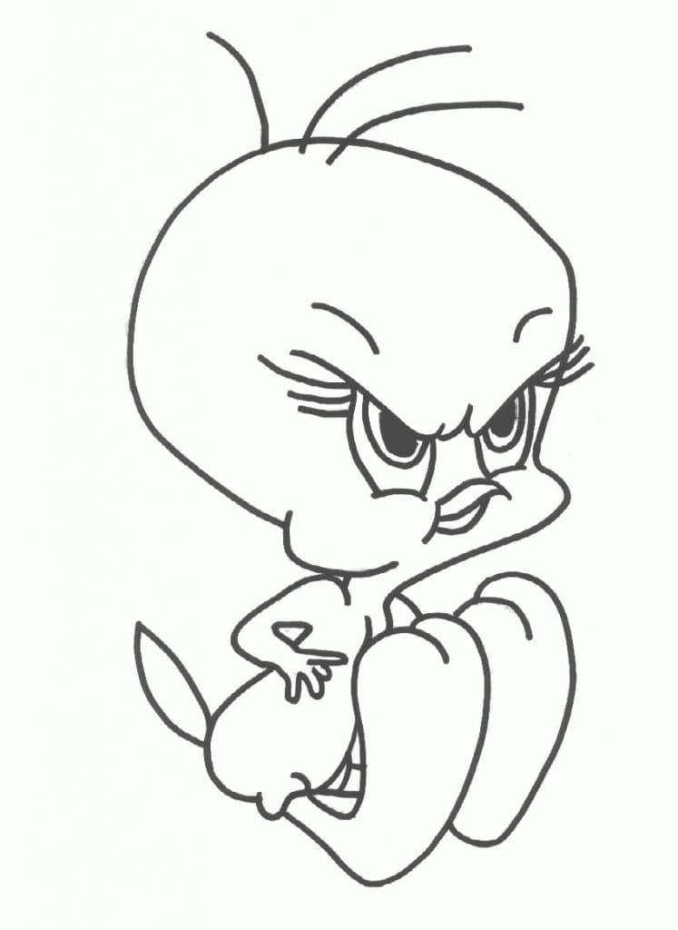 Rasende Tweety fargelegging