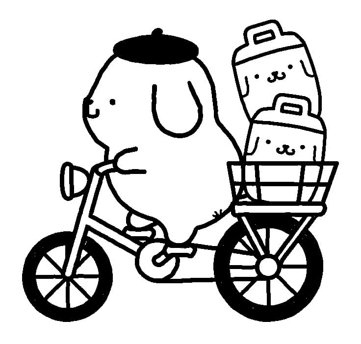 Skjønn Pompompurin fargelegging