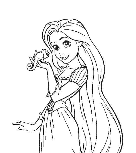 Rapunzel fargelegging