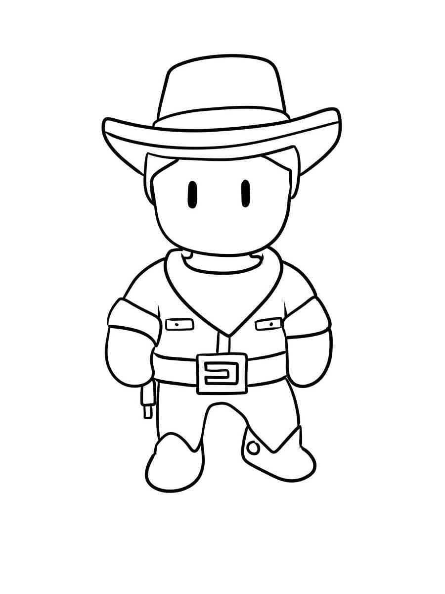 Stumble Guys Utskrivbar for Barn fargelegging