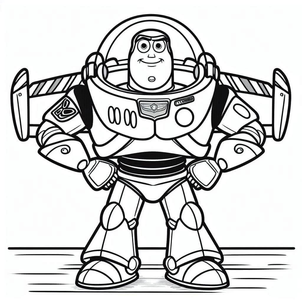 Toy Story Buzz Lightyear fargelegging