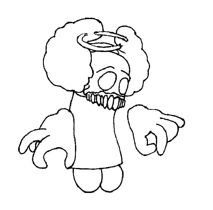 Tricky Clown fargelegging
