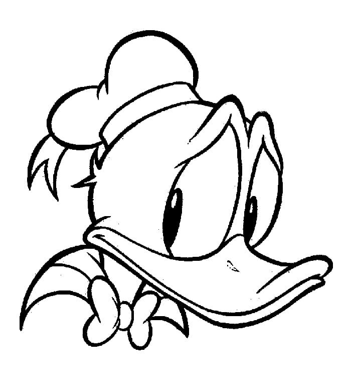 Trist Donald Duck fargelegging