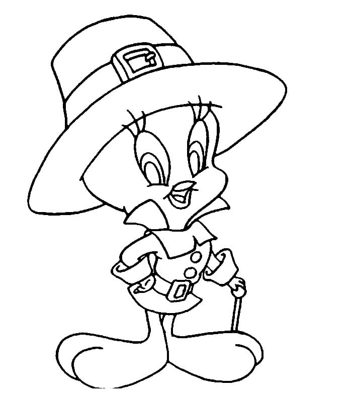 Tweety Looney Tunes fargelegging