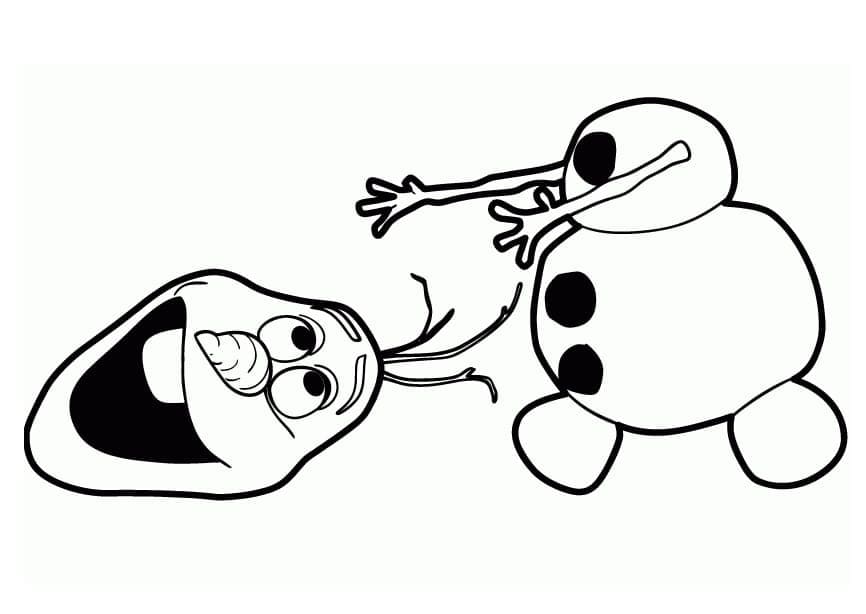 Utrolig Olaf fargelegging