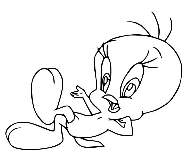 Utskriftbar Tweety fargelegging