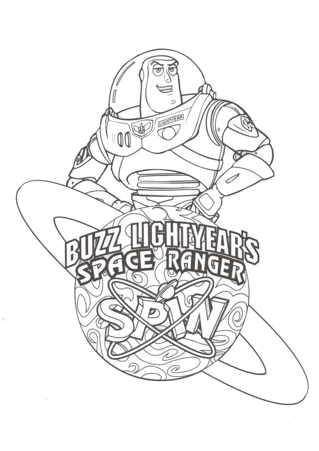 Veldig Søt Buzz Lightyear fargelegging