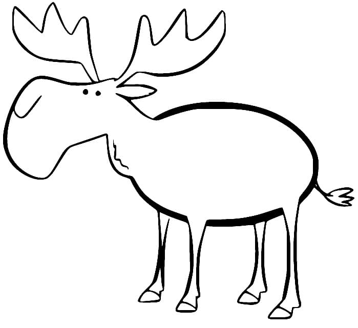 Bedårende Elg fargelegging