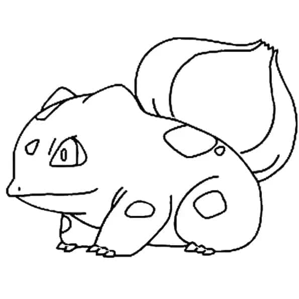 Bulbasaur Bilder fargelegging
