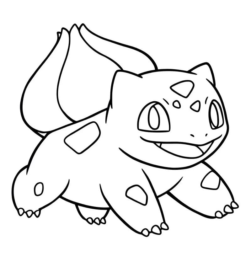 Bulbasaur Gratis Utskriftbar fargelegging