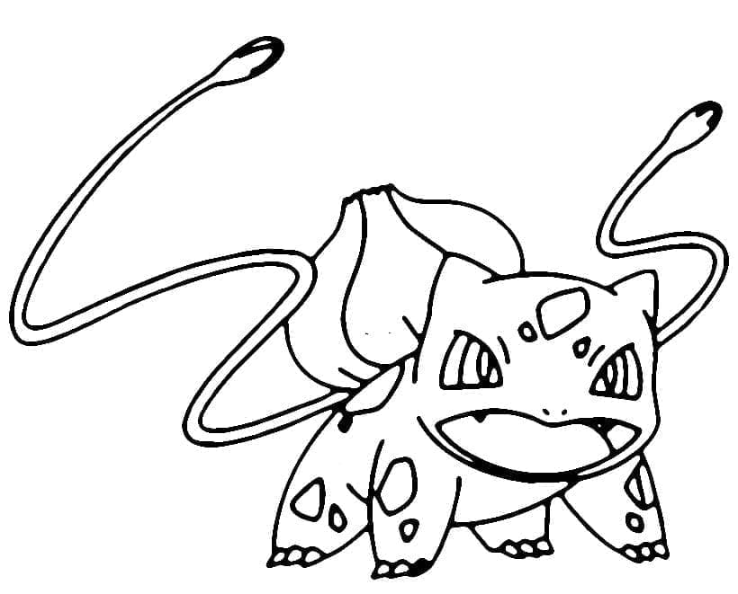 Bulbasaur Pokemon fargelegging