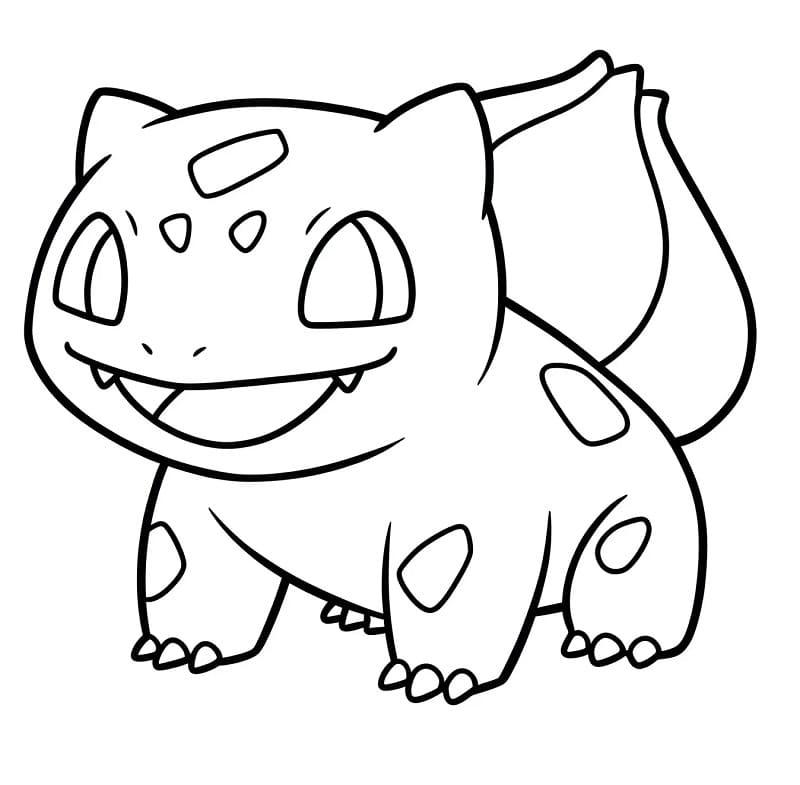 Bulbasaur Utskriftbar fargelegging
