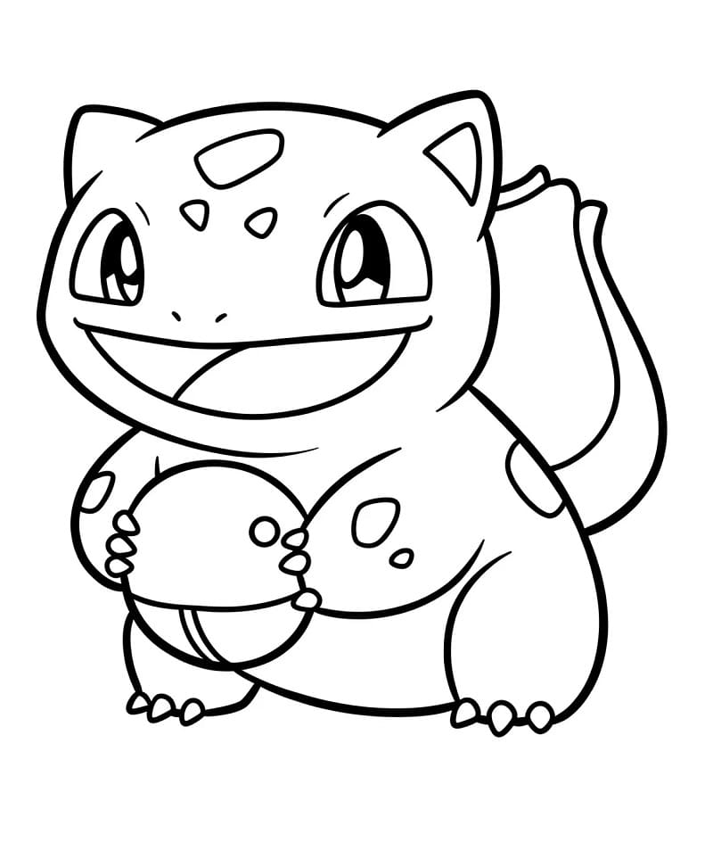 Bulbasaur er Lykkelig fargelegging