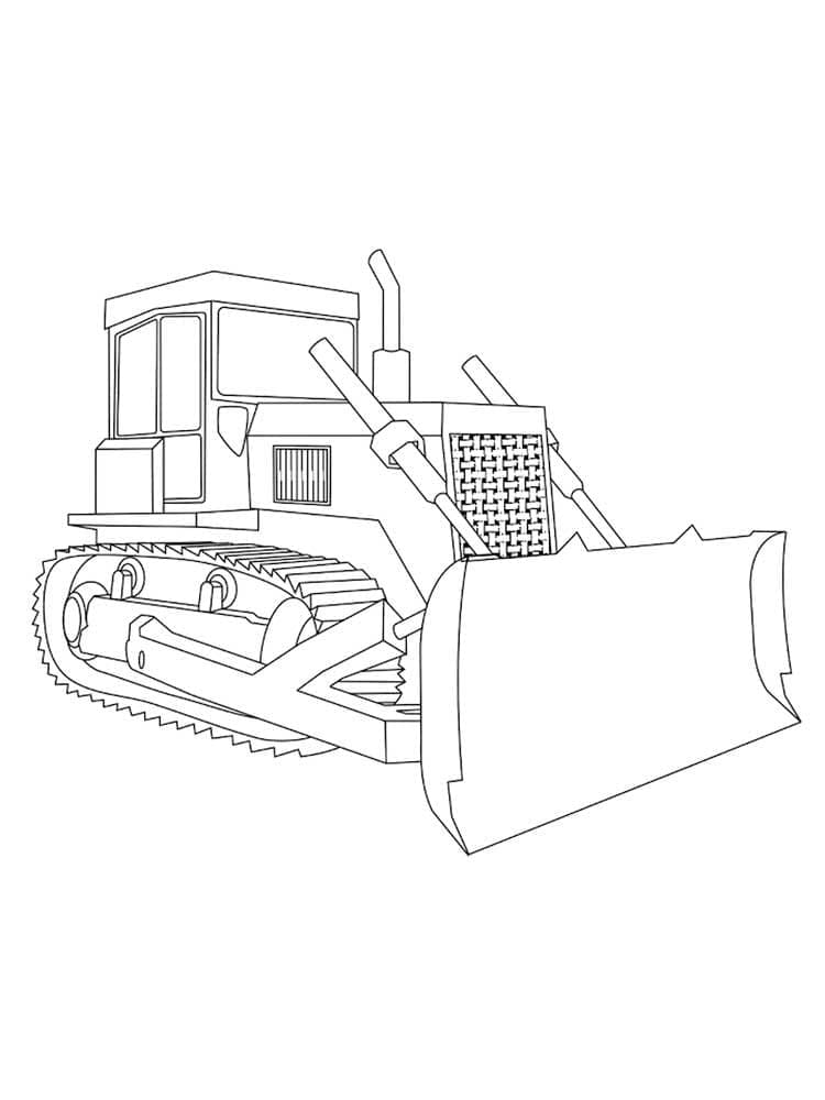 Bulldoser 1 fargelegging