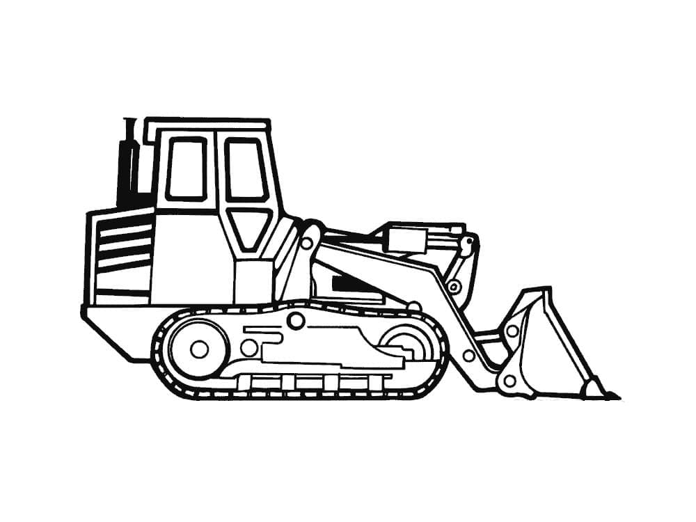 Bulldoser for Barn fargelegging