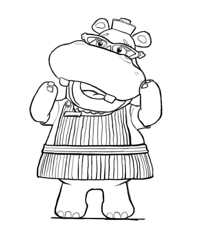 Doktor McStuffins Hallie fargelegging