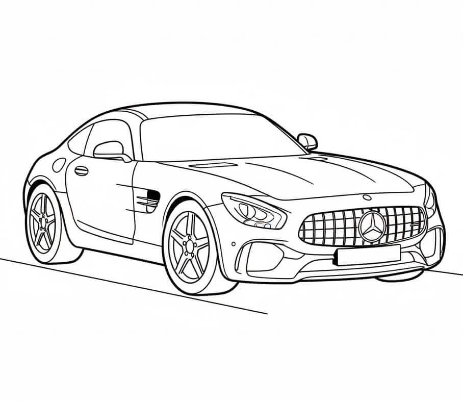 Mercedes fargelegging